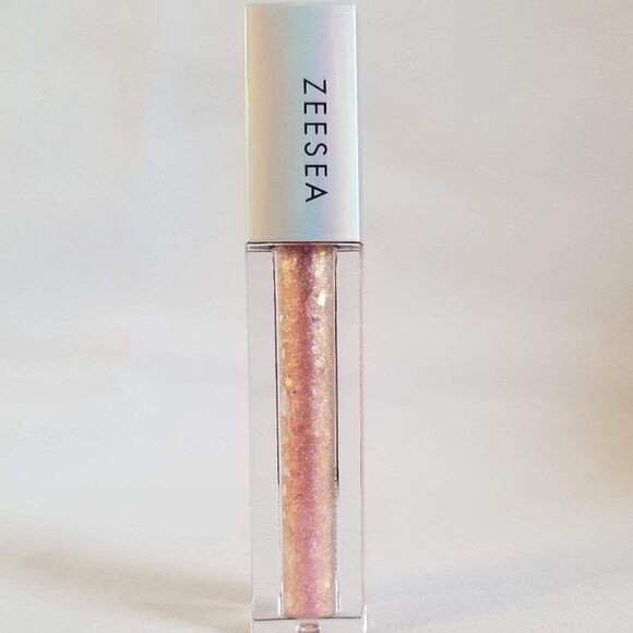 Zeesea - Glitter Liquid Eyeshadow - 12# - Peachy Soda - Picture 6 of 10